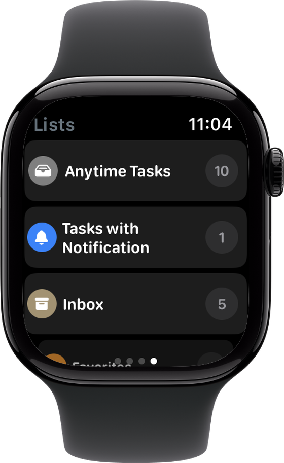 Apple Watch timeline